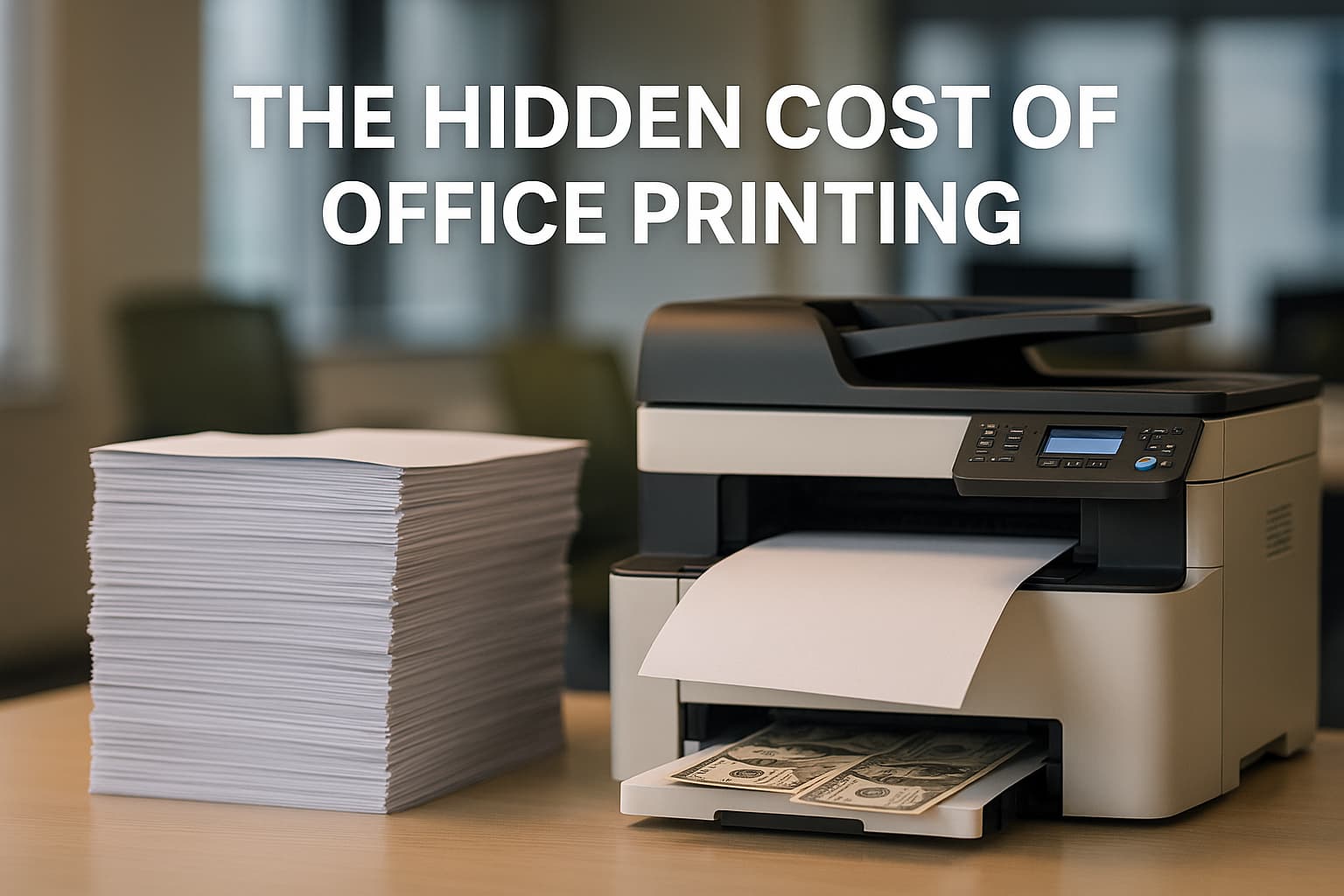 The hidden cost of office printing
