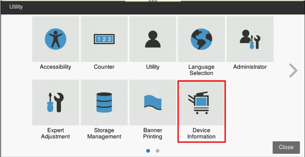 device information